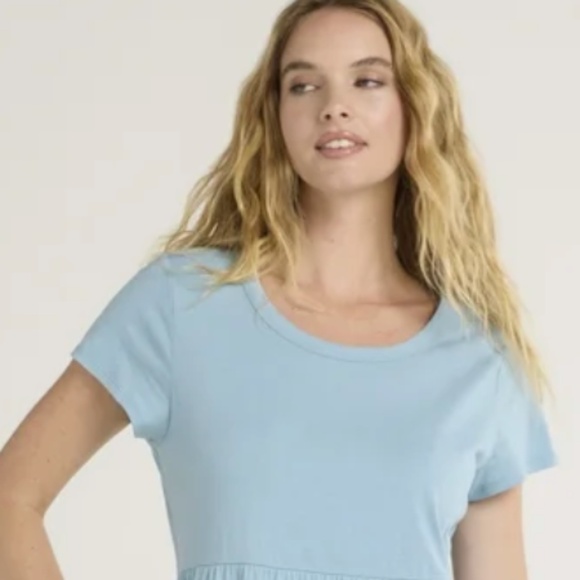 Time and Tru Women’s Caspian Blue Tiered Dress Size XLNEW - Picture 5 of 5